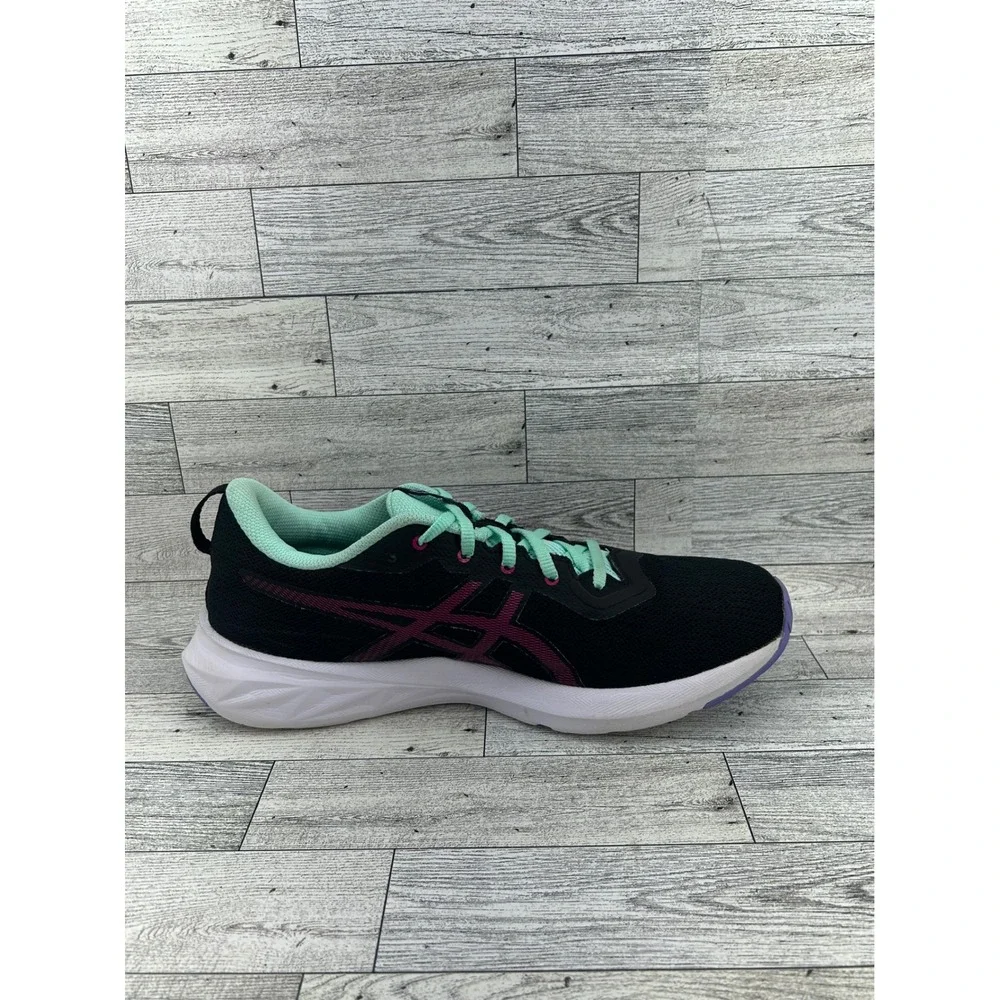 Asics Jolt 4 Women Running Shoes Black Purple Mint 1012B179 Size 10.5